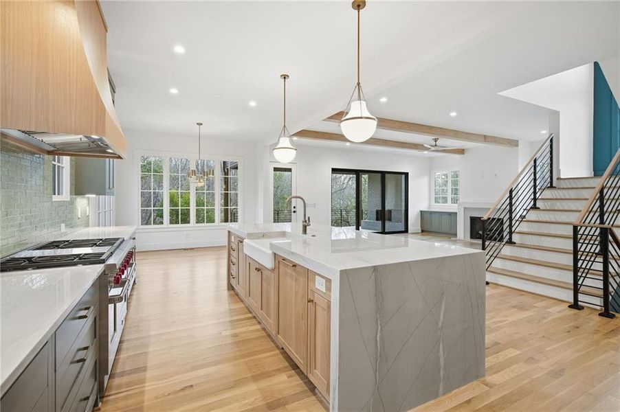 Furnished interior view inside a new home in , Atlanta (Image 9).