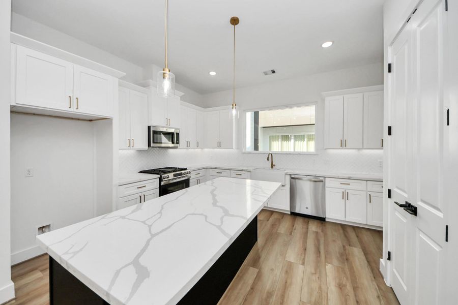 Furnished interior view inside a new home in , Houston (Image 12).