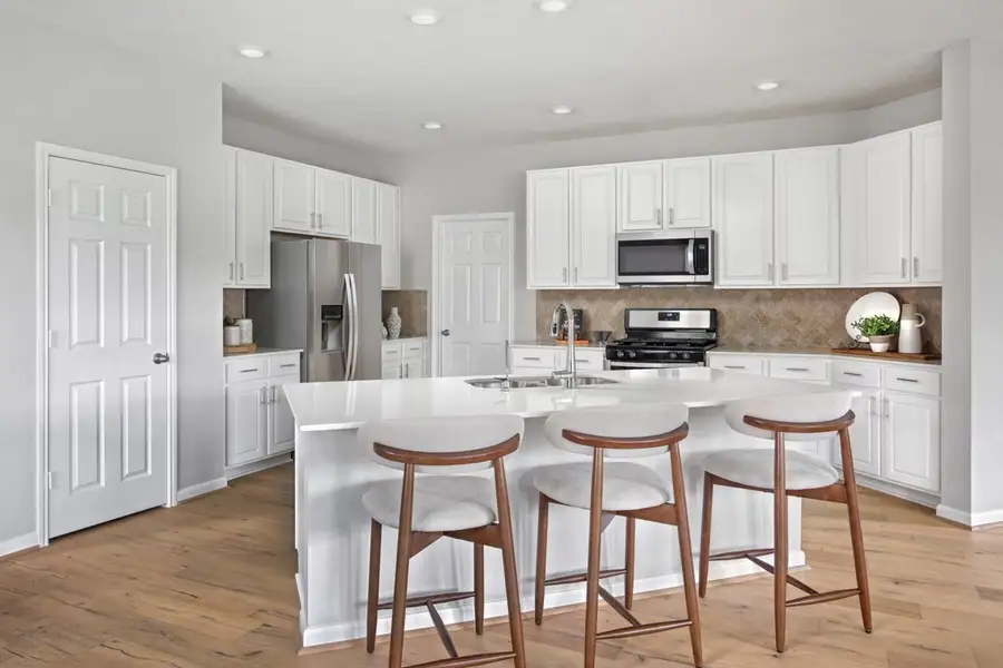 Furnished interior view inside a new home in Mustang Ridge, Magnolia (Image 3).