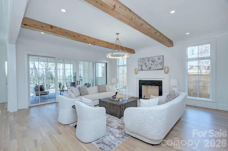Furnished interior view inside a new home in , Charlotte (Image 5).