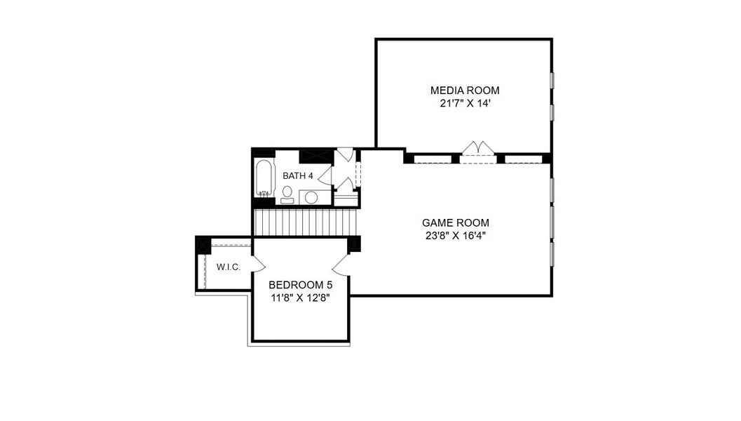 2D floor plan layout for the Vanderpool II by Giddens Homes in Burnet Hilltop Estates, Cedar Park, TX (Image 6). 2D floor plan layout for the Vanderpool II by Giddens Homes in Burnet Hilltop Estates, Cedar Park, TX (Image 6).