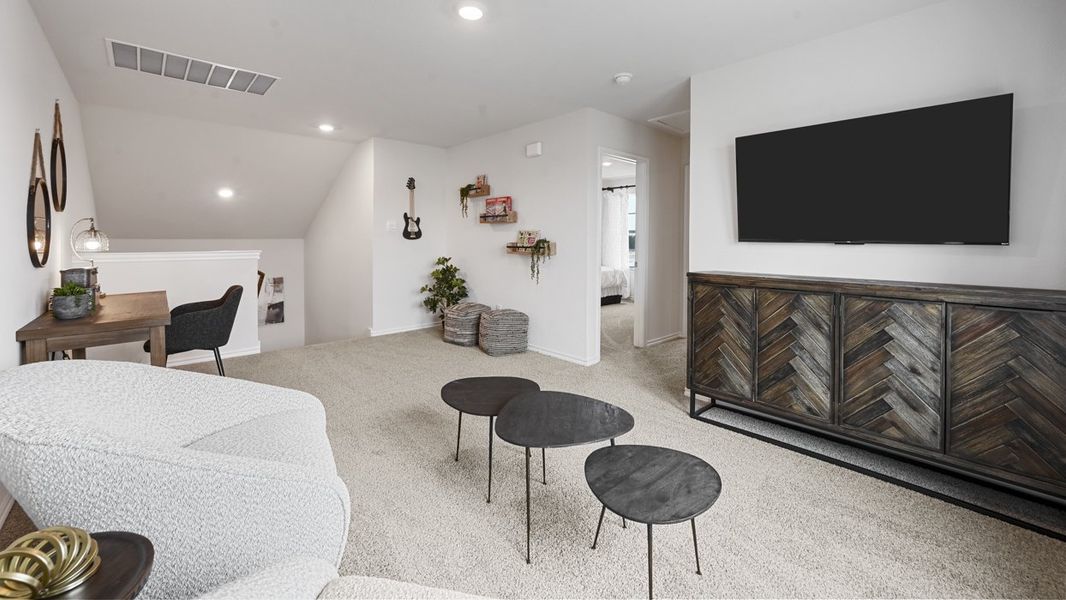 Representative furnished interior of a home built from the Midland by D.R. Horton in Bel Air Village, Sherman (Image 13).