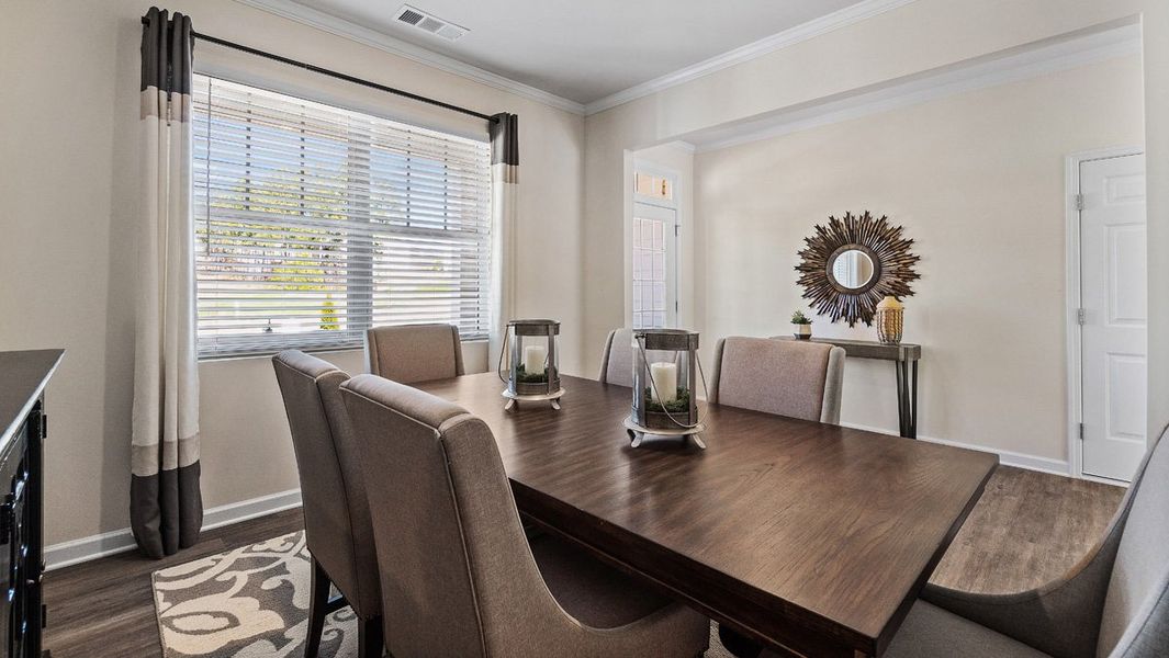 Representative furnished interior of a home built from the GALEN by D.R. Horton in Hamptons at Riverwood South, Dallas (Image 7).