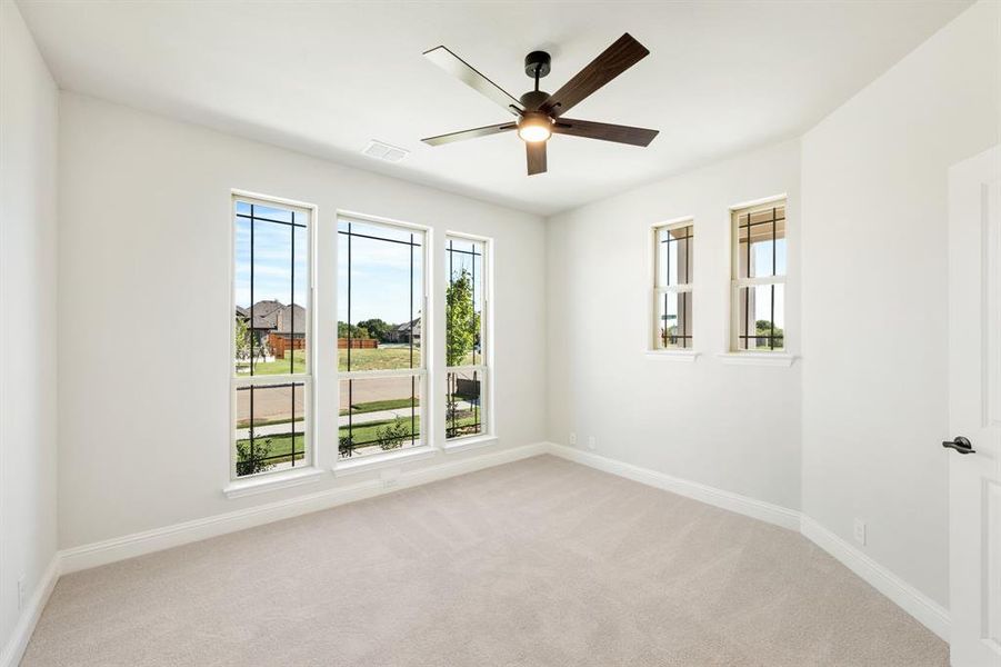 Spacious, unfurnished interior of a new home in Hulen Trails Classic 50, Fort Worth (Image 32). Spacious, unfurnished interior of a new home in Hulen Trails Classic 50, Fort Worth (Image 32).