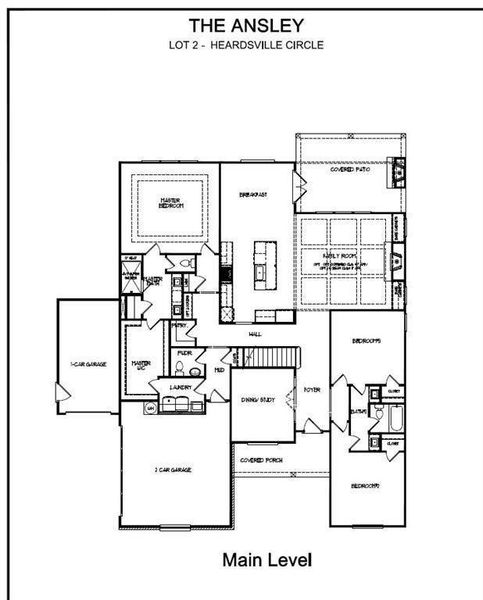 2D floor plan layout of this home in , Cumming, GA (Image 5).