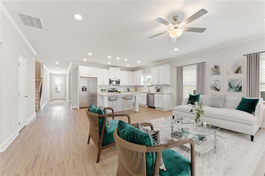 Furnished interior view inside a new home in , Villa Rica (Image 16).
