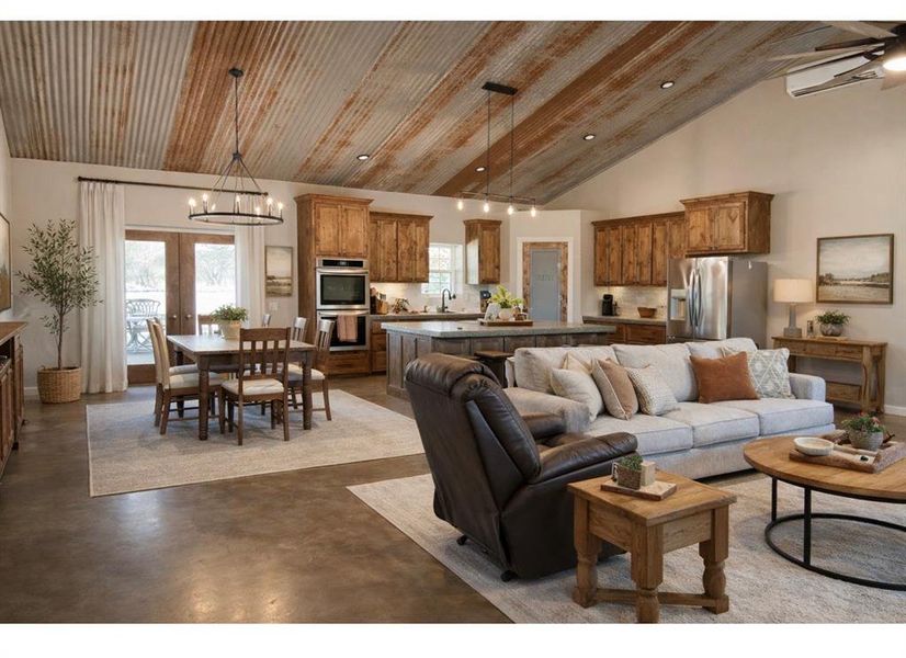 Furnished interior view inside a new home in , Seymour (Image 4).