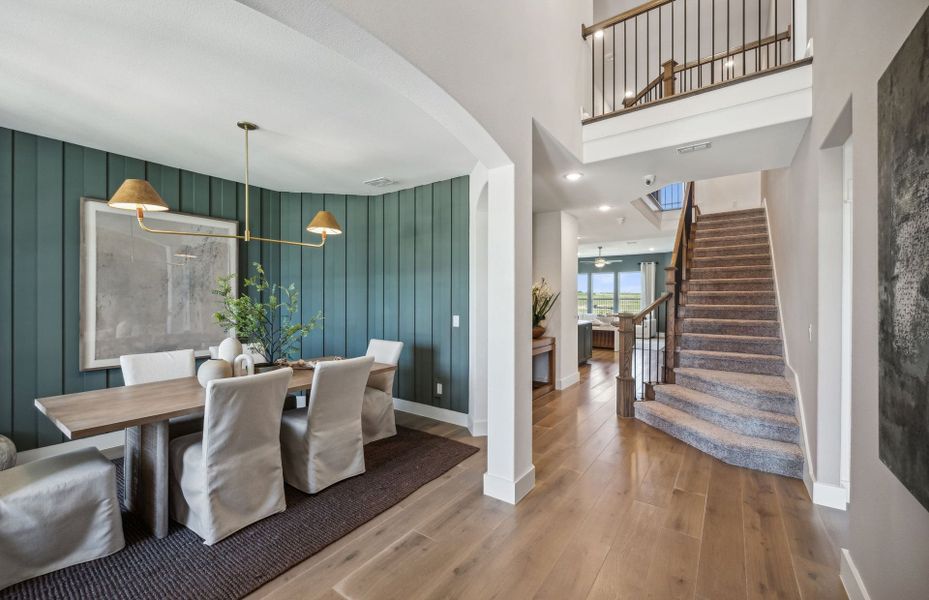 Furnished interior view inside a new home in Westside Preserve, Midlothian (Image 18).