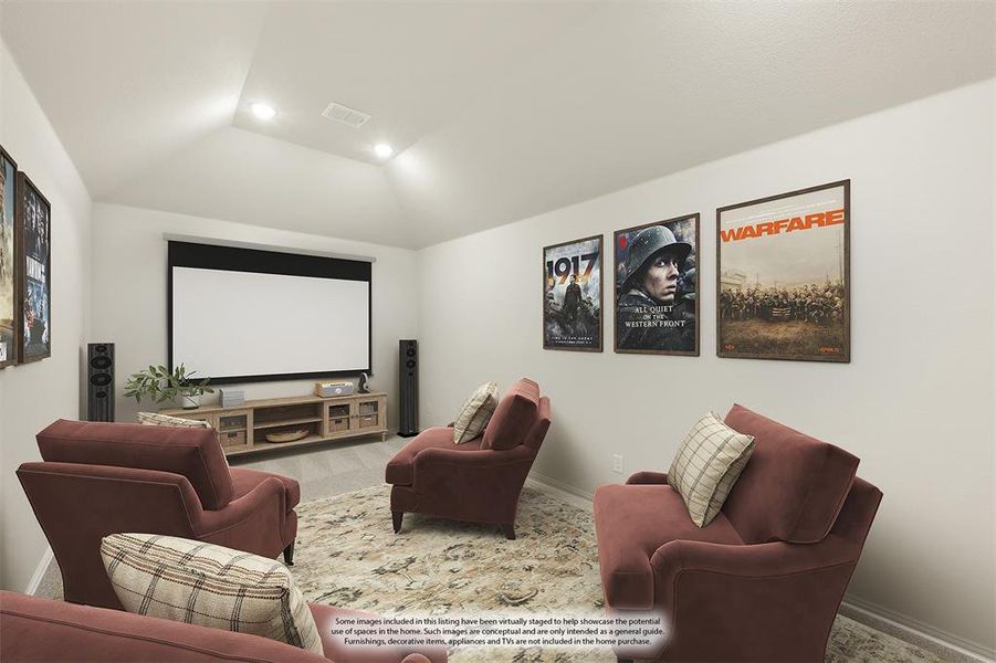 Furnished interior view inside a new home in The Retreat at North Grove 70-75, Waxahachie (Image 16). Furnished interior view inside a new home in The Retreat at North Grove 70-75, Waxahachie (Image 16).