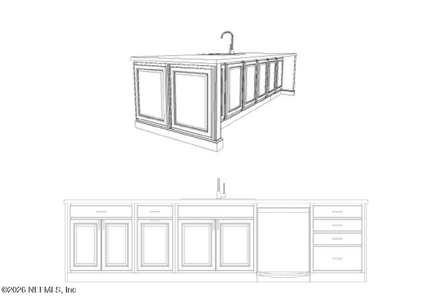 Exterior rendering of this home design in , St. Johns, FL (Image 4).
