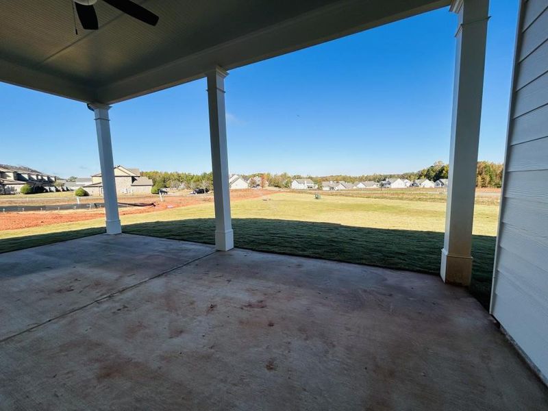 Exterior details and patio area of a home in Sutton's Landing, Statham (Image 3).