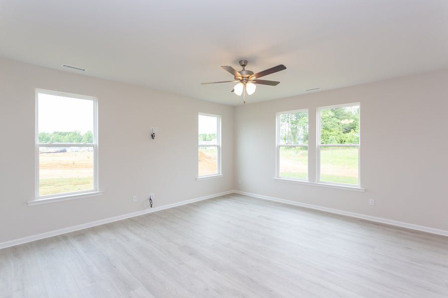 Representative unfurnished interior of a home built from the The Sycamore by Chesapeake Homes in Traditions at Carolina Forest, Myrtle Beach (Image 11).