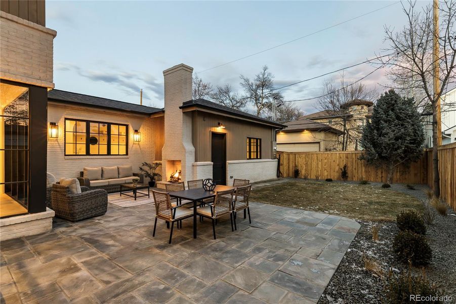 Exterior details and patio area of a home in , Denver (Image 21). Exterior details and patio area of a home in , Denver (Image 21).