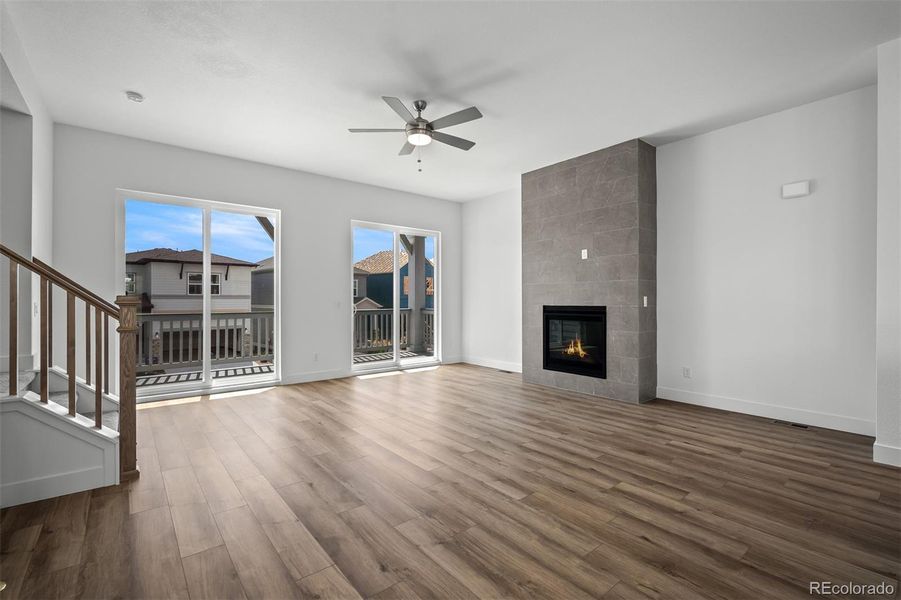 Spacious, unfurnished interior of a new home in Trailside at Cottonwood Creek, Colorado Springs (Image 19). Spacious, unfurnished interior of a new home in Trailside at Cottonwood Creek, Colorado Springs (Image 19).