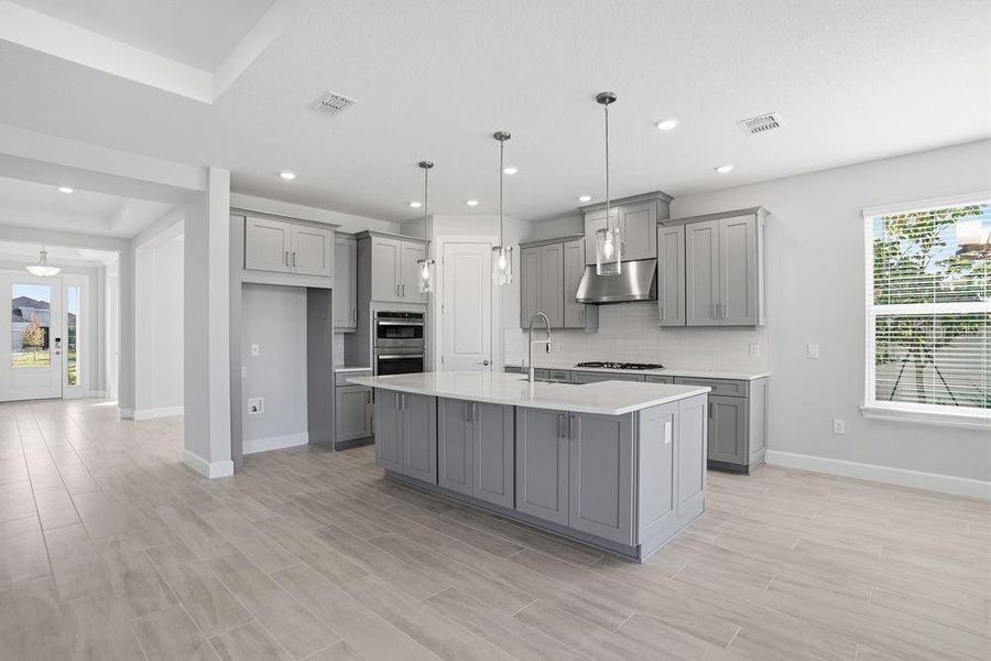 Furnished interior view inside a new home in Esplanade at Center Lake Ranch, St. Cloud (Image 13).