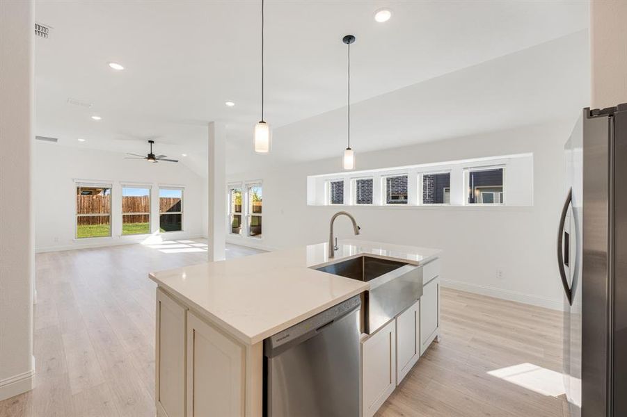 Furnished interior view inside a new home in West Crossing, Anna (Image 11). Furnished interior view inside a new home in West Crossing, Anna (Image 11).
