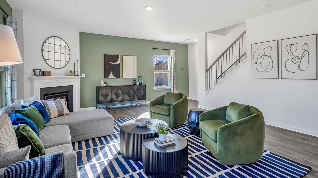 Furnished interior view inside a new home in Millstone Village, Morristown (Image 8).