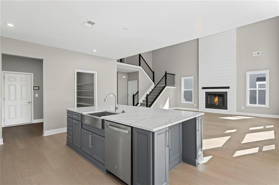 Furnished interior view inside a new home in Twin Lakes, Hoschton (Image 11).