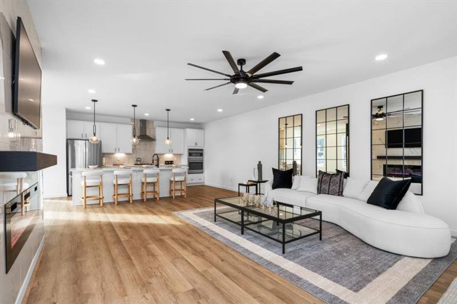 Furnished interior view inside a new home in , Decatur (Image 46). Furnished interior view inside a new home in , Decatur (Image 46).