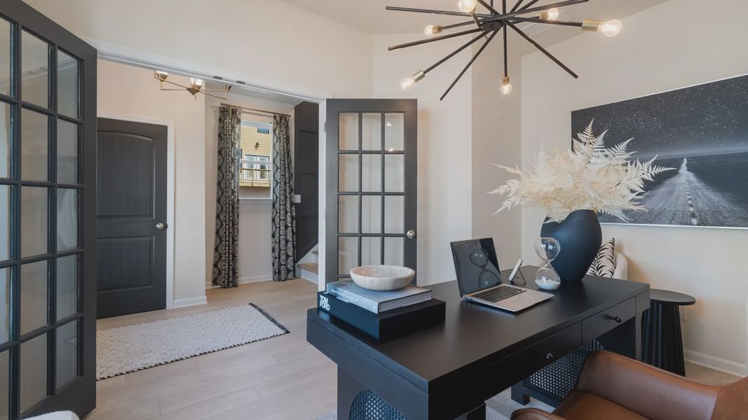 Furnished interior view inside a new home in Silverock, McDonough (Image 7).