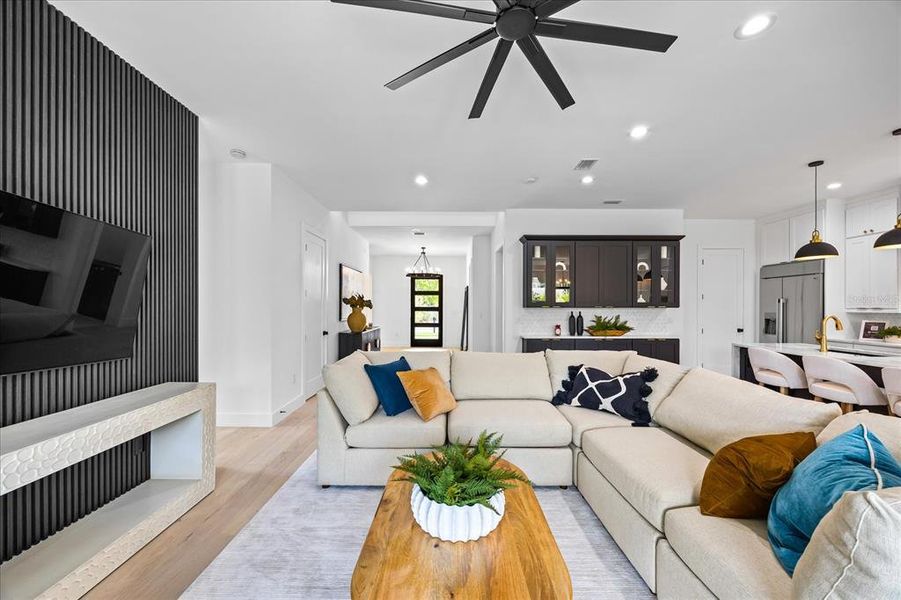 Furnished interior view inside a new home in , Tampa (Image 14).