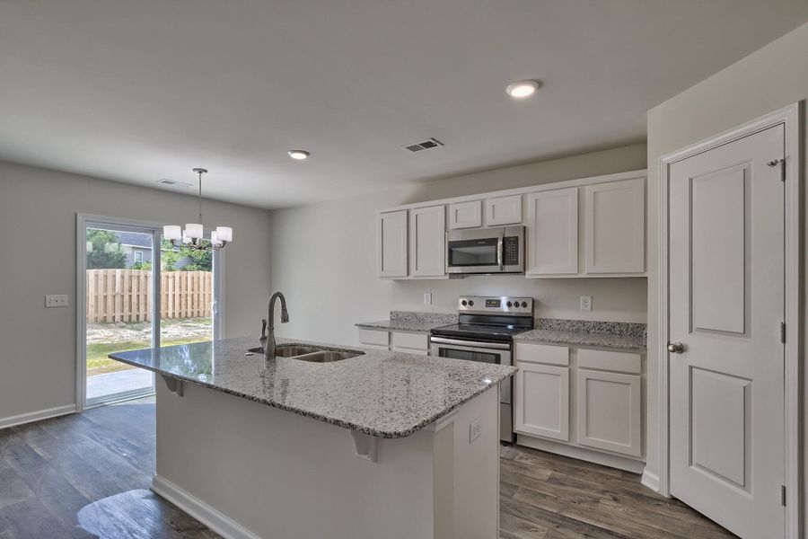 Furnished interior view inside a new home in , Gaston (Image 2). Furnished interior view inside a new home in , Gaston (Image 2).