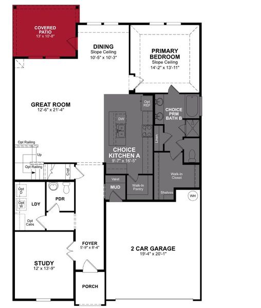 2D floor plan layout of this home in Morgan Meadows, San Antonio, TX (Image 1). 2D floor plan layout of this home in Morgan Meadows, San Antonio, TX (Image 1).