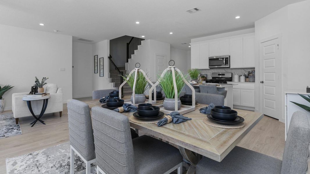 Furnished interior view inside a new home in Holly Ridge, Rosenberg (Image 6).