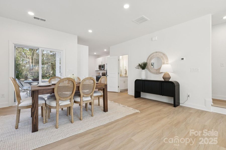 Furnished interior view inside a new home in , Charlotte (Image 11).