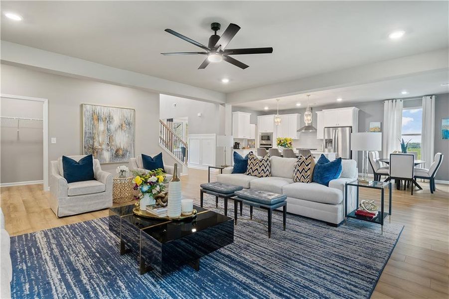 Furnished interior view inside a new home in Northcroft, Loganville (Image 41).