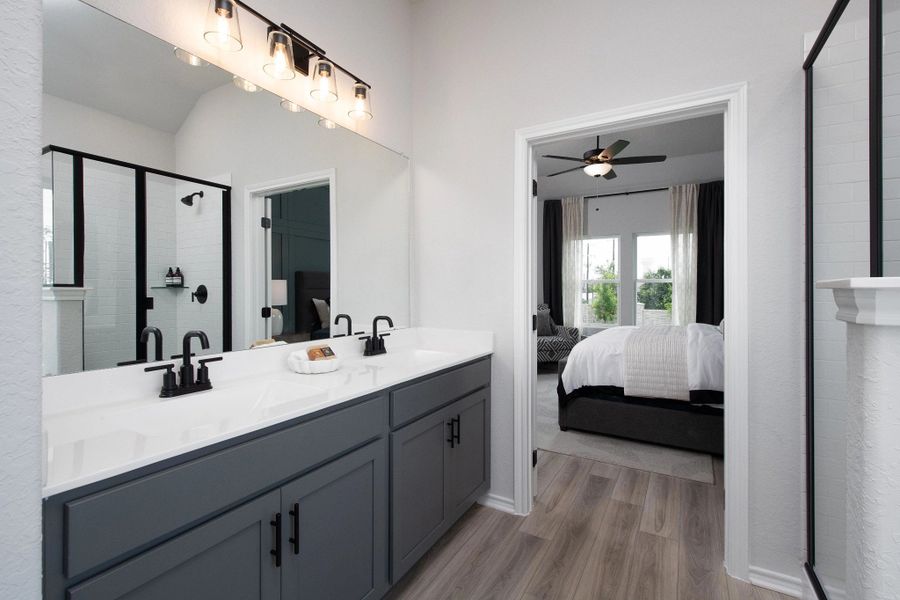 Representative furnished interior of a home built from the Iris by Ashton Woods in Arcadia Ridge, San Antonio (Image 11). Representative furnished interior of a home built from the Iris by Ashton Woods in Arcadia Ridge, San Antonio (Image 11).