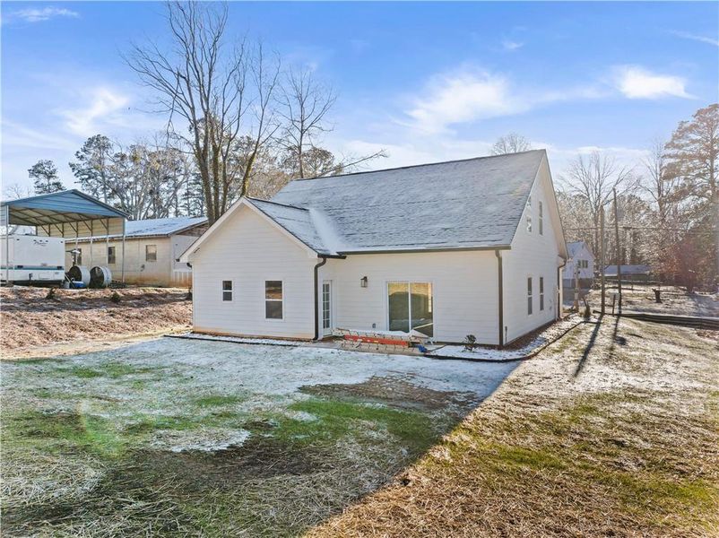 Exterior details and patio area of a home in , Cornelia (Image 3).