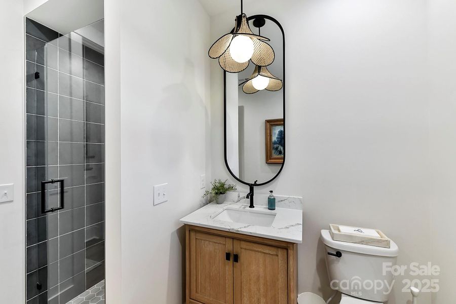 Furnished interior view inside a new home in , Weddington (Image 29).