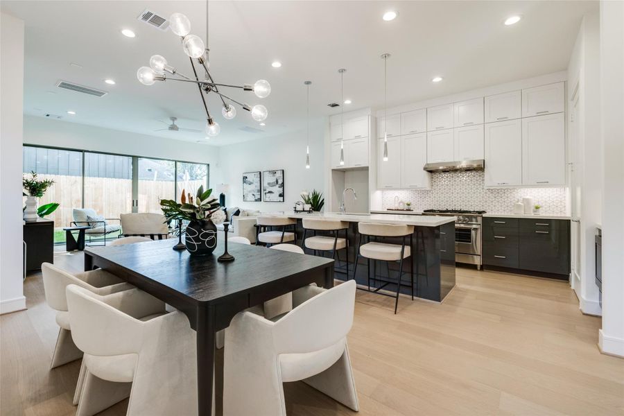 Furnished interior view inside a new home in , Houston (Image 5).