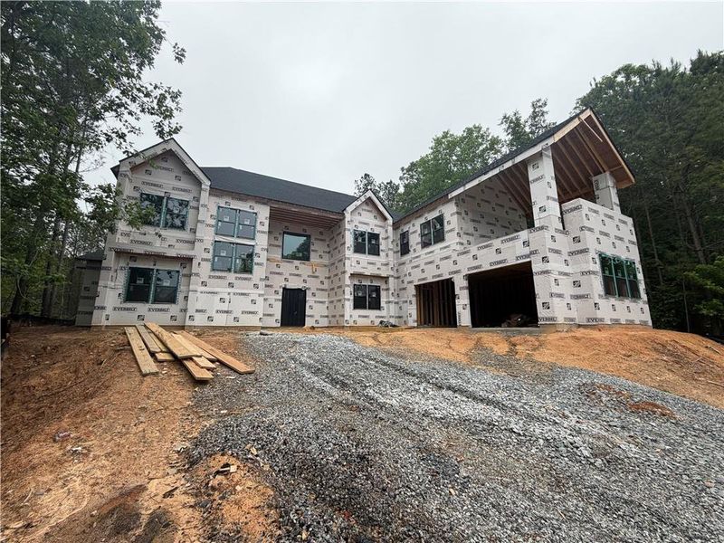 In-progress construction of a new home in , Fairburn, GA (Image 12).