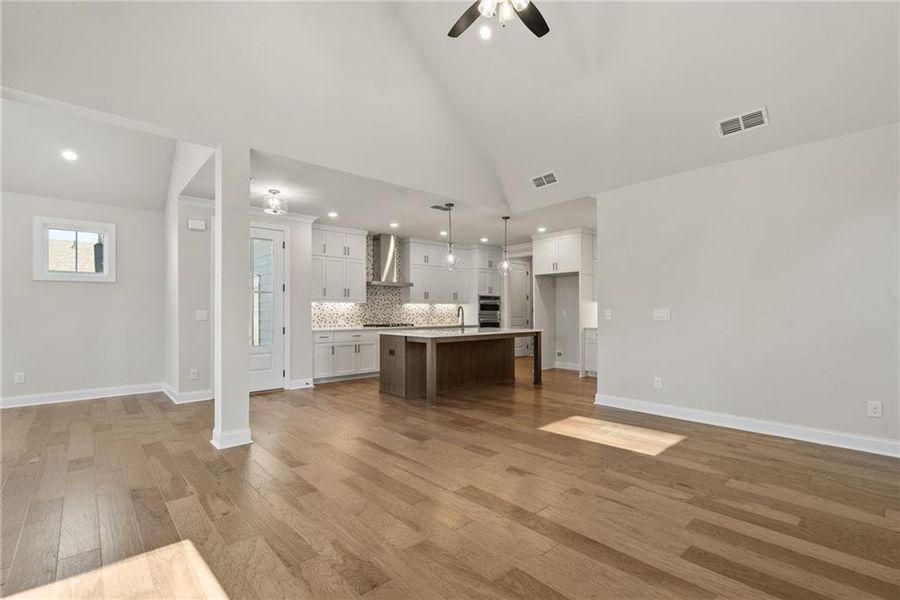 Spacious, unfurnished interior of a new home in Promenade at Sawnee Village, Cumming (Image 15). Spacious, unfurnished interior of a new home in Promenade at Sawnee Village, Cumming (Image 15).