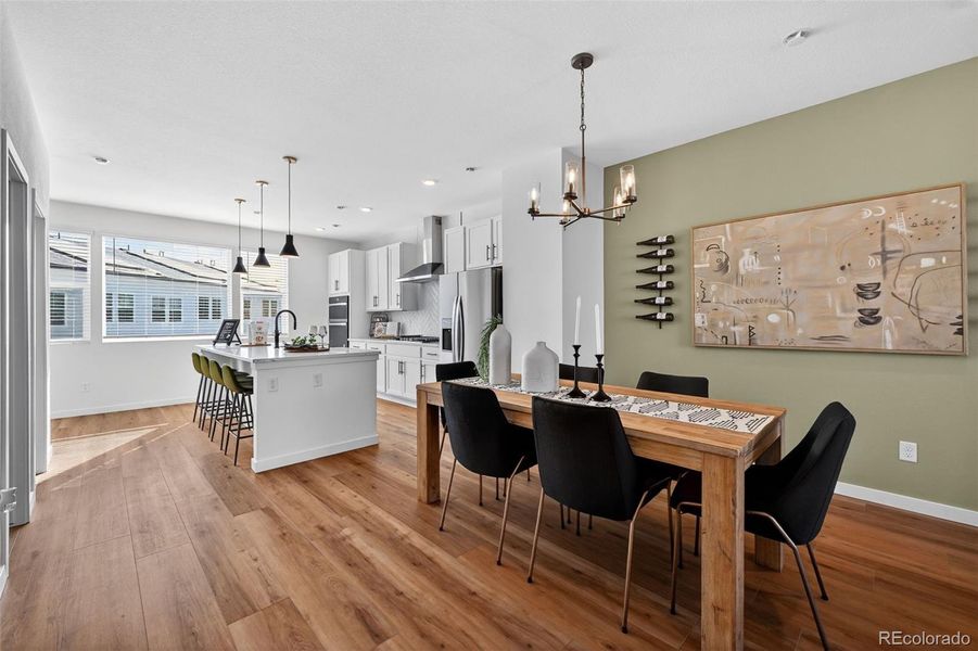 Furnished interior view inside a new home in , Littleton (Image 7).