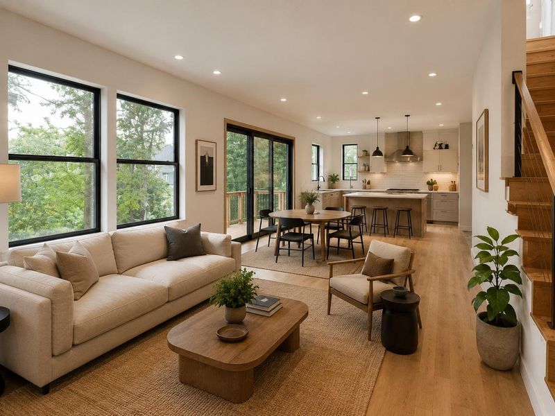 Furnished interior view inside a new home in , Austin (Image 5).