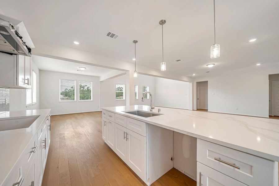 Furnished interior view inside a new home in Townsen Landing, Humble (Image 6).