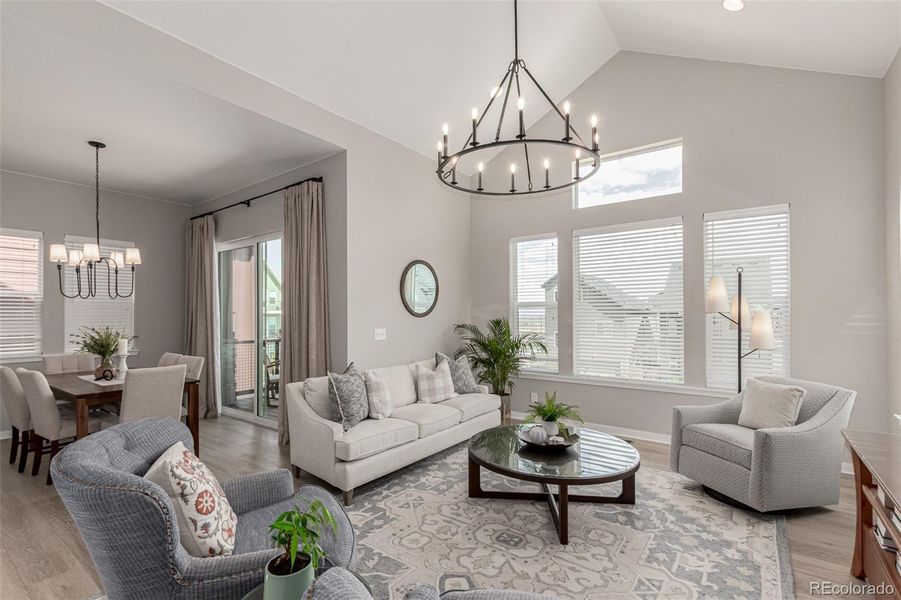 Furnished interior view inside a new home in , Broomfield (Image 30). Furnished interior view inside a new home in , Broomfield (Image 30).