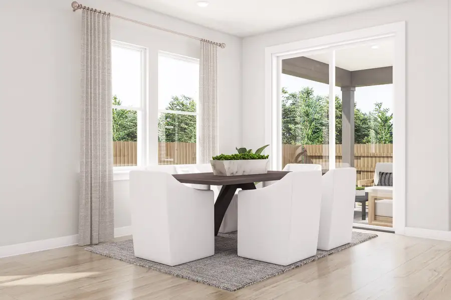 Furnished interior view inside a new home in Park Central, Georgetown (Image 4).