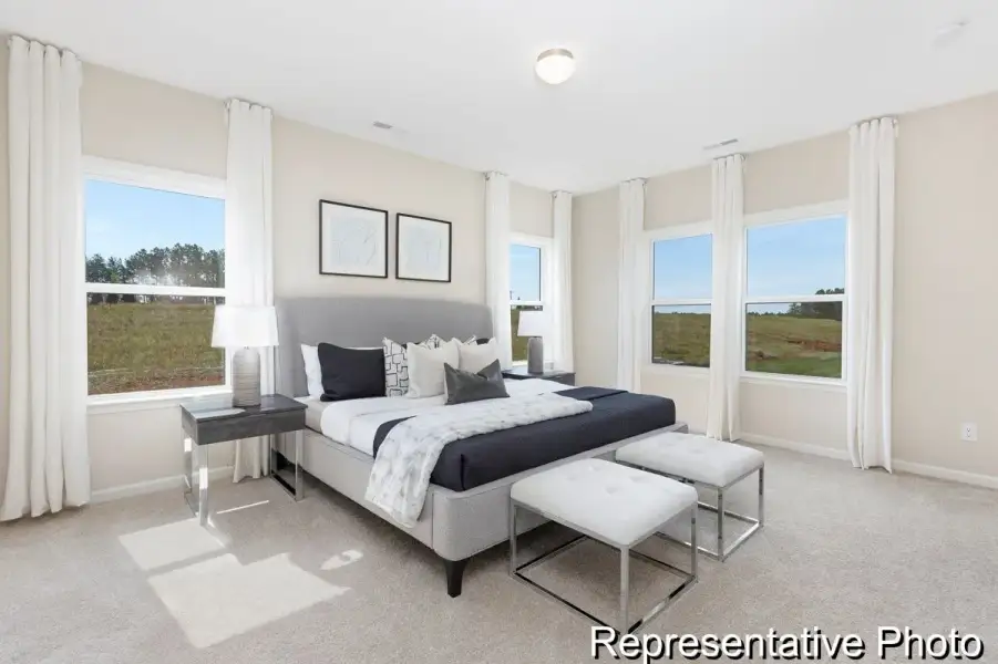 Furnished interior view inside a new home in Huntington Hills, Lincolnton (Image 16). Furnished interior view inside a new home in Huntington Hills, Lincolnton (Image 16).