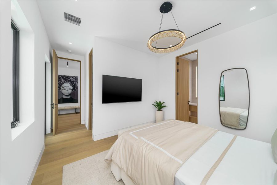 Furnished interior view inside a new home in , Ocean Ridge (Image 72).