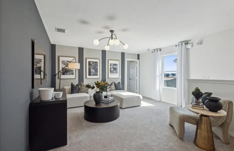 Furnished interior view inside a new home in Clearhaven, Princeton (Image 18).