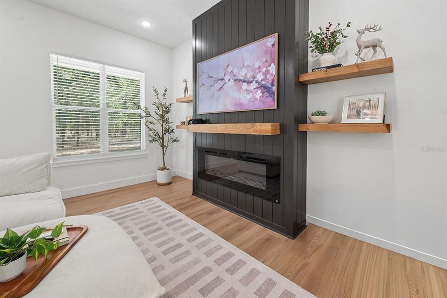 Furnished interior view inside a new home in , Fort White (Image 16).