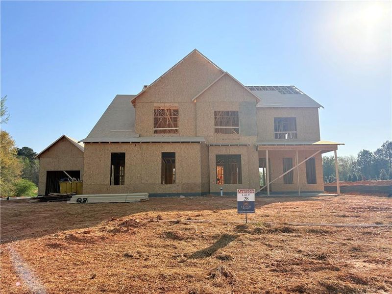 In-progress construction of a new home in The Tillery, Marietta, GA (Image 70).