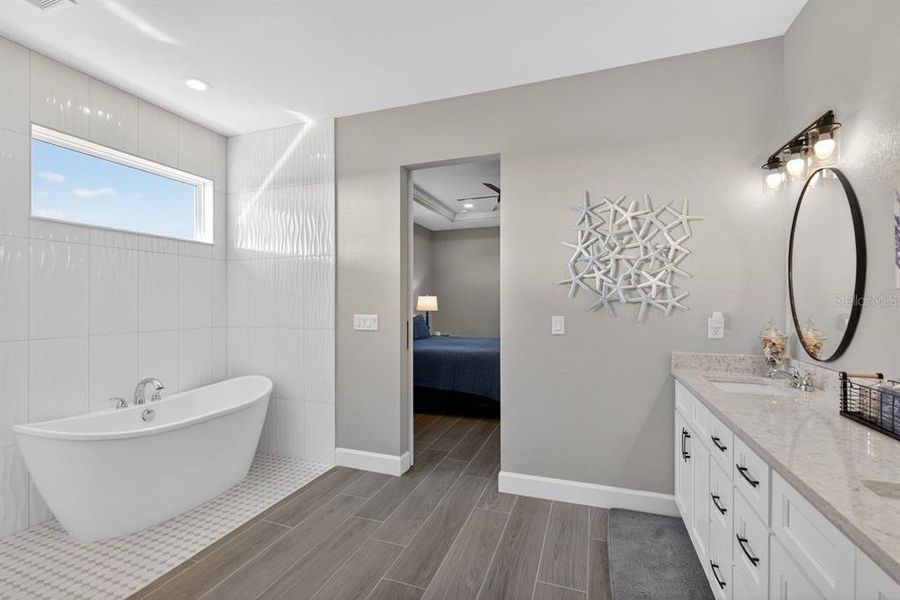 Furnished interior view inside a new home in , Punta Gorda (Image 37).