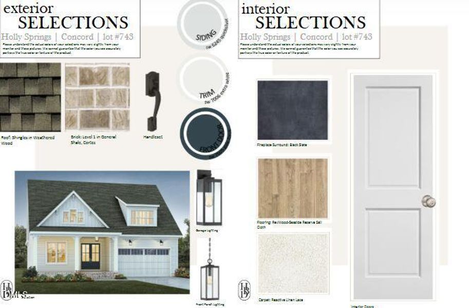 Exterior Interior Selections