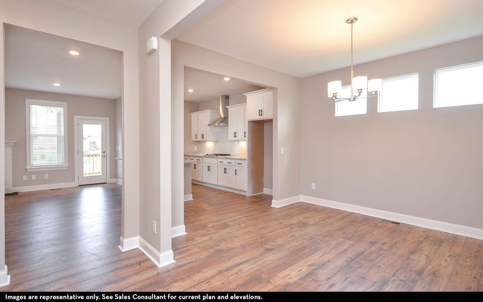 Spacious, unfurnished interior of a new home in The Retreat at Norman Farm, Hendersonville (Image 12).