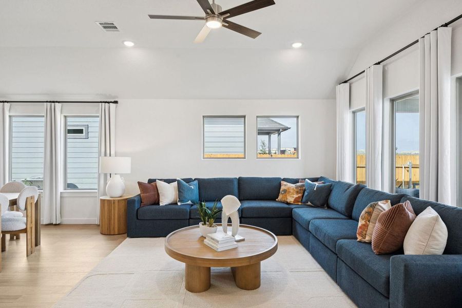 Furnished interior view inside a new home in Prairie Winds, Hutto (Image 13).